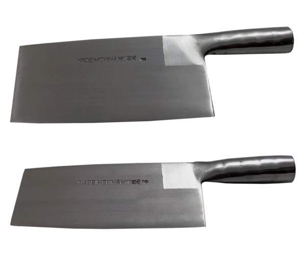 Town 47311 8 1/2 Large Blade One-Piece Stainless Steel Cleaver