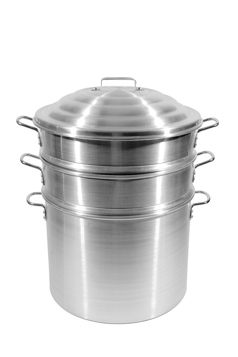 » 16″ Aluminum Deep Pot Steamer Set Town Food Service Equipment Co., Inc.