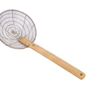 » Fine Mesh Bamboo Handled Skimmer - Town Food Service Equipment Co., Inc.